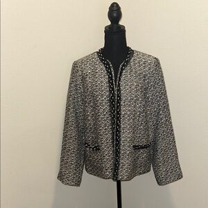 Cynthia Rowley Black and White Blazer Classic Elegance